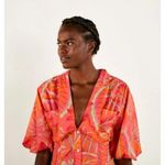 Farm Rio ππ Bright Forest Midi Dress ~ Botanical Print Small S NWT Photo 3