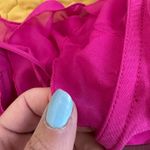 Abercrombie & Fitch NWT  all over ruffle small tall pink Asymmetrical Dress Photo 3