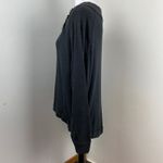 Free People  We The Free Black Don’t Forget Me Long Sleeve Knit Top Large Photo 7