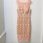 Bisou Bisou  Blush Pink Lace dress sz 8 Photo 6