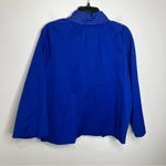 Marc Bouwer royal blue cape blazer jacket size large Photo 6