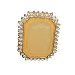 Pretty Fashion Ring Gold Size 8 Photo 0