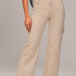 Abercrombie & Fitch The 90’s High Rise Relaxed Fit Cotton Denim Jean Photo 0