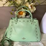 Coach SEA-GLASS MARGOT STUDDED
EMBELLISHED LEATHER SATCHEL & ID CARD CASE Photo 11