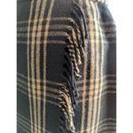 Kasper Plaid Skirt Black Gold Fringe - Size 8 - GUC Photo 1