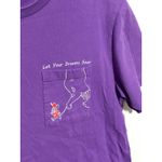 Uniqlo Dumbo Movie Timothy Let Your Dream Soar Disney Purple Shirt Womens XS Photo 1