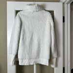 Athleta Faux Fur Sherpa Funnel Neck Mock TurtleNeck Top Sweatshirt Size Medium Photo 6
