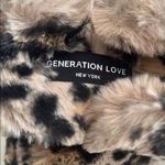Generation Love NWT  Esther Faux Fur Slides Animal Leopard Size Small (5-7) Photo 8