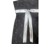 My Michelle Y2K  Strapless Dress
Size 3/4 – Pinstripe Floral with Bow Photo 2