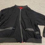 Torrid  Jacket Womens 4X Plus Reversible Bomber Red Black Plaid Full Zip Pockets Photo 1