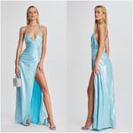 Retrofête RETROFETE Yesi Dress In Blue Silver Photo 1