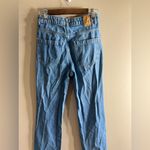 ZARA size 6 long 33” inseam jeans straight leg Photo 9