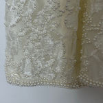 Laurence Kazar Ladies XL Cream Colored Beaded Jacket Size XL Photo 1