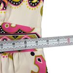 Tibi Valencia Silk Maxi Long Dress Sleeveless White Pink Black Multicolor Size 4 Photo 6