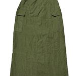 Forever 21  Halter Top Maxi Dress Dress Grunge Green Utility Dress Medium Photo 4