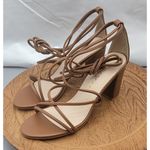 Allegra K Strappy One Strap Lace Up Chunky Heels Sandals Women's SIze 7 NWOB Photo 9