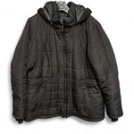 Faded Glory  Black Quilted Hooded Jacket women’s size 2x Photo 0