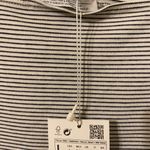 ZARA New NWT Trafaluc Black and White Striped Midi Dress Size Large Photo 2