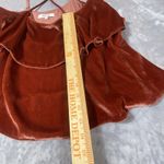 Madewell  Women's‎ Small Camisole Tank Top Ruffle Velvet Hippie Y2K Boho Babydoll Photo 5