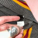 Harry Potter gray and yellow Griffindor cardigan size XL Hogwarts Photo 7