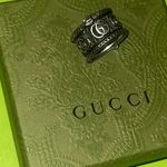 Gucci Silver Marmont Snake Ring with Double G AG925 Photo 2