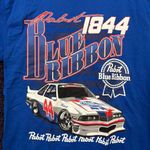 Pabst Blue Ribbon Racing Team Est 1844 Beer Promo T-Shirt M  Photo 1