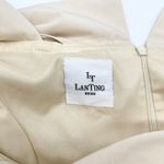 Lan Ting Bride Dress Womens 10 Cream Bridesmaid Wedding Party Minimalist Elegant Tan Photo 7