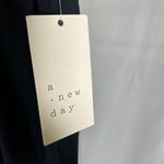 A New Day  Black Pleated Trousers Women's Size 12 Career Wide Leg Pants New Rayon Photo 2