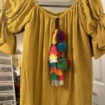 Hot & Delicious Mini Dress With Colored Tassles Photo 3