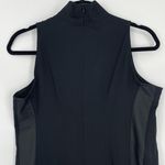 Costume National Womens Black Mock Neck Sleeveless Wool Sleek Midi Dress Size 38 Photo 7