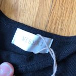 Meshki  NWT Women's Black Britney Long Sleeve Knit Mini Dress Size L Photo 5
