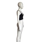 ZARA  Black Beaded Crop Top Photo 2