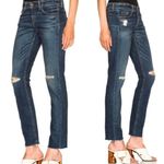 Rag and Bone Jeans Womens 25 Mabel Blue Dre Raw Hem Distressed Slim Photo 1