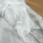 Altar'd State Isa Floral Mini Milkmaid Dress White Pink Blue Floral NWT Small Photo 8