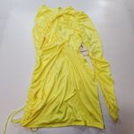 superdown  Ilana Ruched Mini Dress in Neon Yellow XL Photo 2