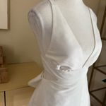 Love Shack Fancy  Till Dress In Antique White Bridal Open Back Bow‎ Accent Size 0 Photo 5
