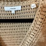 Vince Women's Crochet Cardigan Sweater - Beige Photo 6