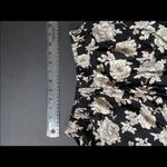 Brandy Melville Black Cream Floral Elastic Pull On Shorts XS S Photo 3