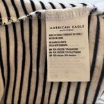 American Eagle  Black & White Striped T-shirt Dress Photo 4