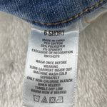 Aeropostale  Distressed Skinny Denim Jeans Womens 6 Short Blue Raw Hem‎ Low Rise Photo 4