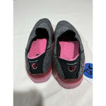 Skechers Woman’s Slip On Sketchers Goga Mat Quick Fit Flex Black & Pink 8 Sneaker Stk#725 Photo 3