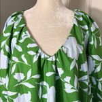 Kate Spade New York Floral Dress Green and Baby blue Cotton XXL Photo 2
