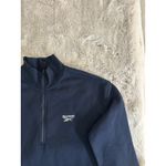 Reebok Women's Identity Brand Proud Quarter Zip Sweatshirt - Blue Size S Photo 4