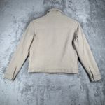 Joie  Fleece Shirt Jacket Button Front Relaxed‎ Fit Shacket Tan Beige Size S Photo 2