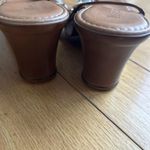 Like New Toscanella Bedazzled Made in Italy Tan Wedges Size 7 Photo 3