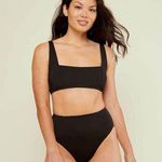 ANDIE  Swim The Havana Bikini Top in Black XXXL NWT Photo 0