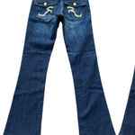 2000'S VT. ROCK & REPUBLIC DARK WASH STUDDED JEANS SZ. 8 Blue Photo 0