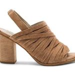 Matisse Mummy Sling Back Heeled Sandals Size 8.5 Beige Camel Brown Photo 0