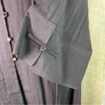 (Flawed Button Broken)Fridaze Linen Redefined Black Linen Shirt Jacket Size XL Photo 6