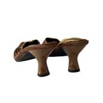 Beauty Max Jeweled Mules Brown Size 8.5 Photo 4
